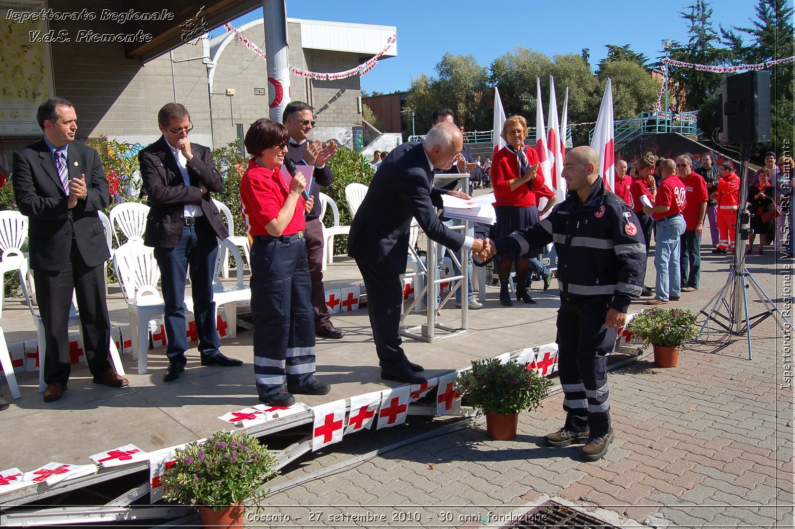 Cossato - 27 settembre 2010 - 30 anni fondazione -  Croce Rossa Italiana - Ispettorato Regionale Volontari del Soccorso Piemonte