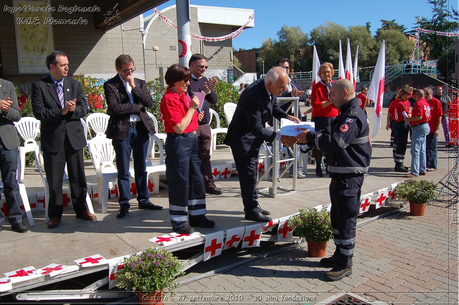 Cossato - 27 settembre 2010 - 30 anni fondazione -  Croce Rossa Italiana - Ispettorato Regionale Volontari del Soccorso Piemonte