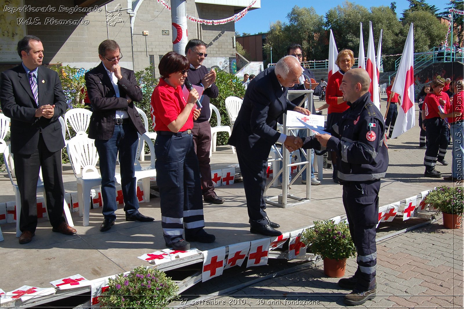 Cossato - 27 settembre 2010 - 30 anni fondazione -  Croce Rossa Italiana - Ispettorato Regionale Volontari del Soccorso Piemonte