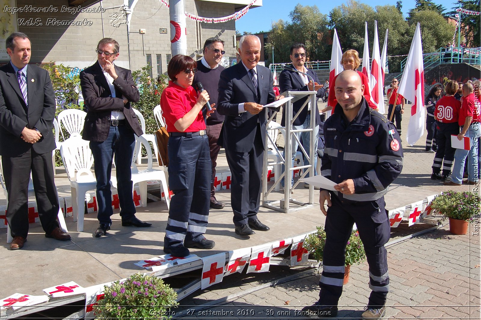 Cossato - 27 settembre 2010 - 30 anni fondazione -  Croce Rossa Italiana - Ispettorato Regionale Volontari del Soccorso Piemonte