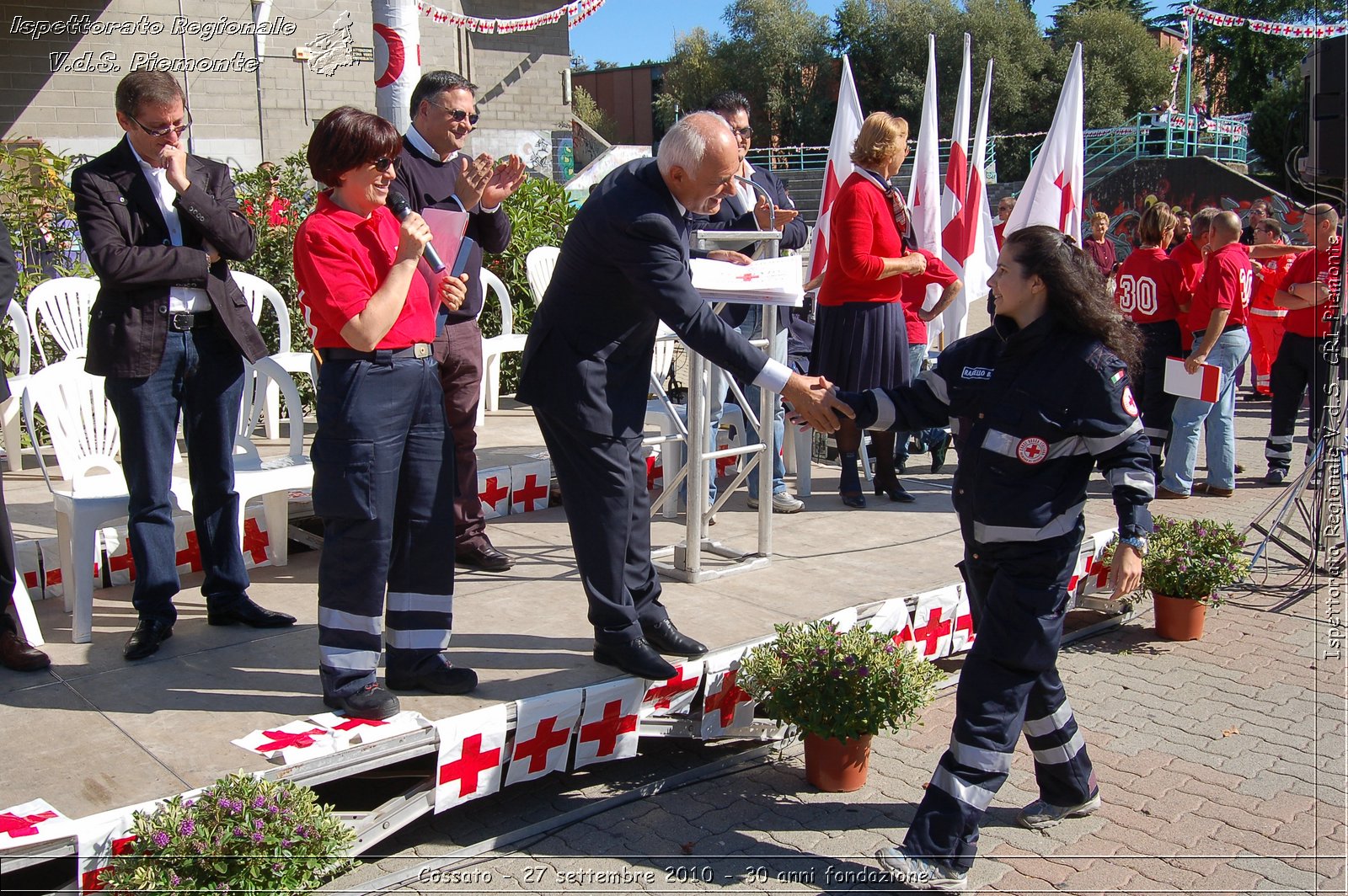 Cossato - 27 settembre 2010 - 30 anni fondazione -  Croce Rossa Italiana - Ispettorato Regionale Volontari del Soccorso Piemonte