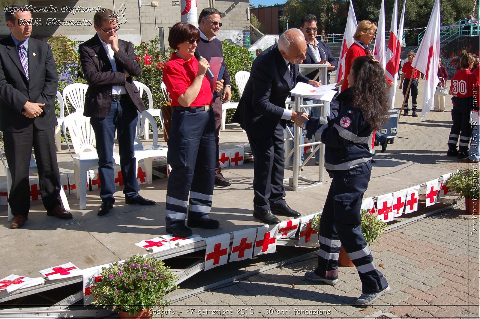 Cossato - 27 settembre 2010 - 30 anni fondazione -  Croce Rossa Italiana - Ispettorato Regionale Volontari del Soccorso Piemonte