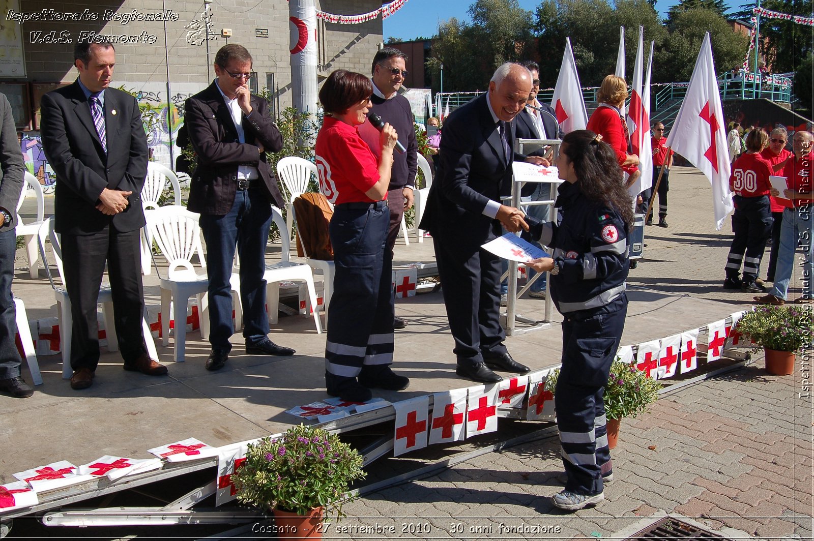 Cossato - 27 settembre 2010 - 30 anni fondazione -  Croce Rossa Italiana - Ispettorato Regionale Volontari del Soccorso Piemonte