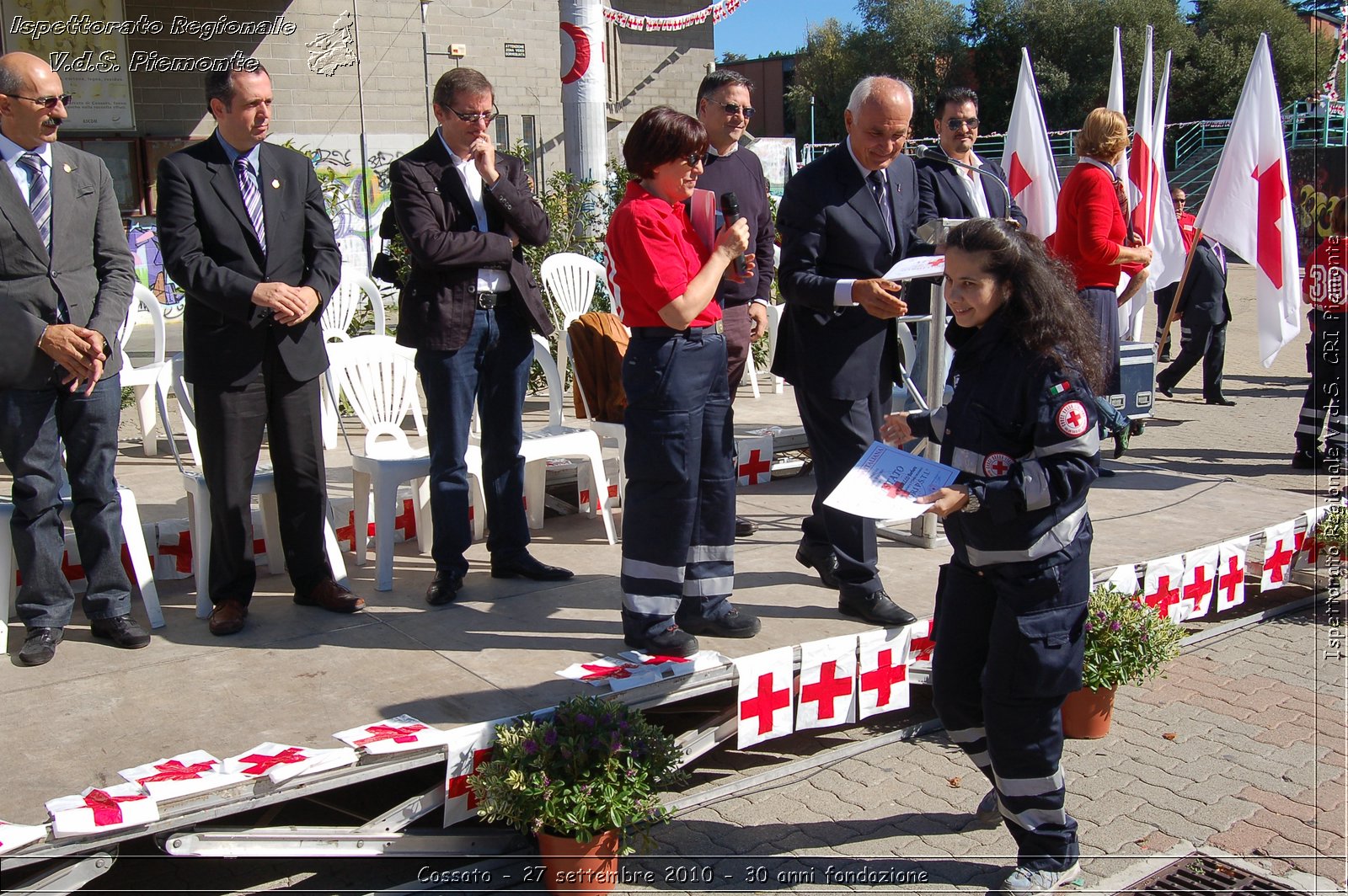 Cossato - 27 settembre 2010 - 30 anni fondazione -  Croce Rossa Italiana - Ispettorato Regionale Volontari del Soccorso Piemonte