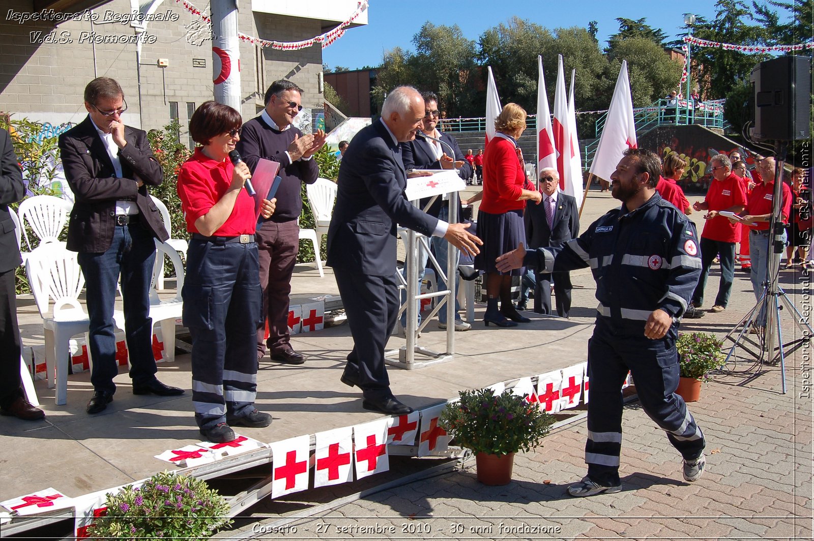 Cossato - 27 settembre 2010 - 30 anni fondazione -  Croce Rossa Italiana - Ispettorato Regionale Volontari del Soccorso Piemonte