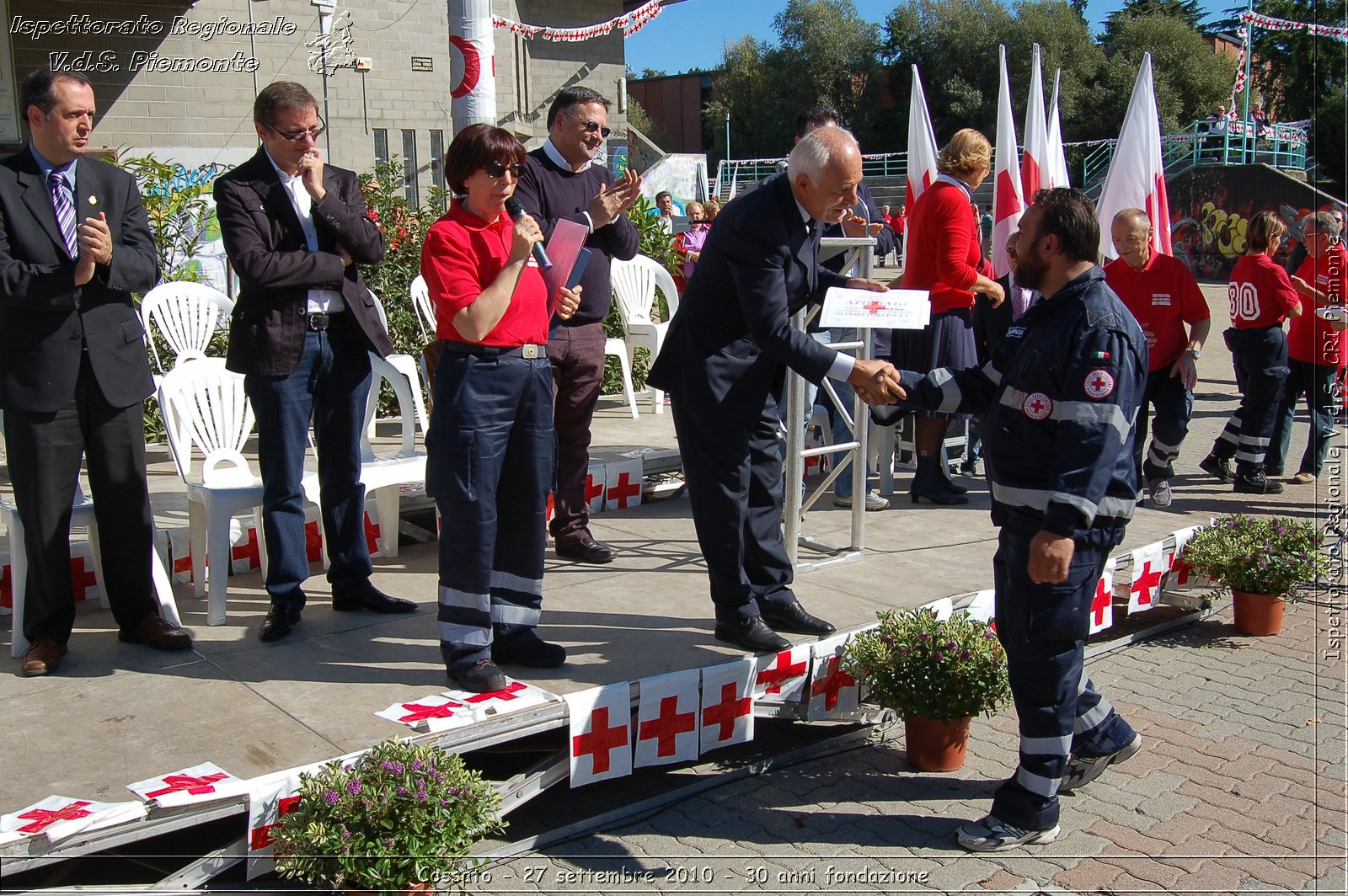 Cossato - 27 settembre 2010 - 30 anni fondazione -  Croce Rossa Italiana - Ispettorato Regionale Volontari del Soccorso Piemonte