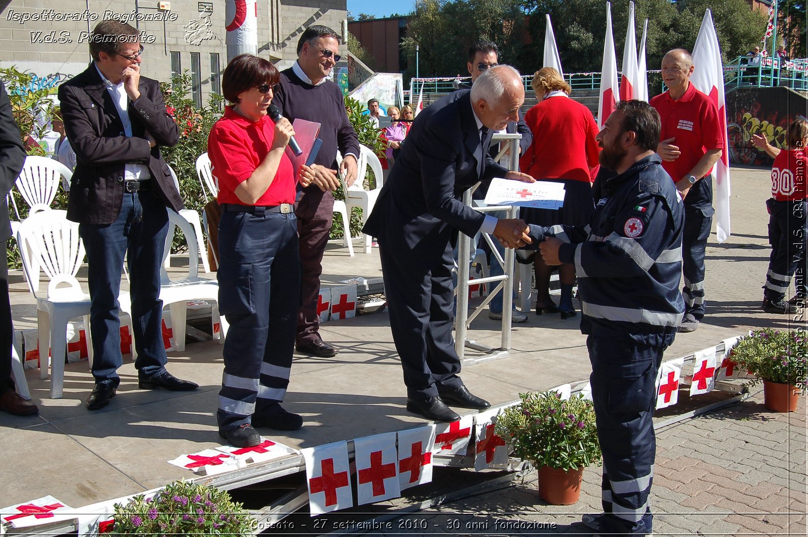 Cossato - 27 settembre 2010 - 30 anni fondazione -  Croce Rossa Italiana - Ispettorato Regionale Volontari del Soccorso Piemonte