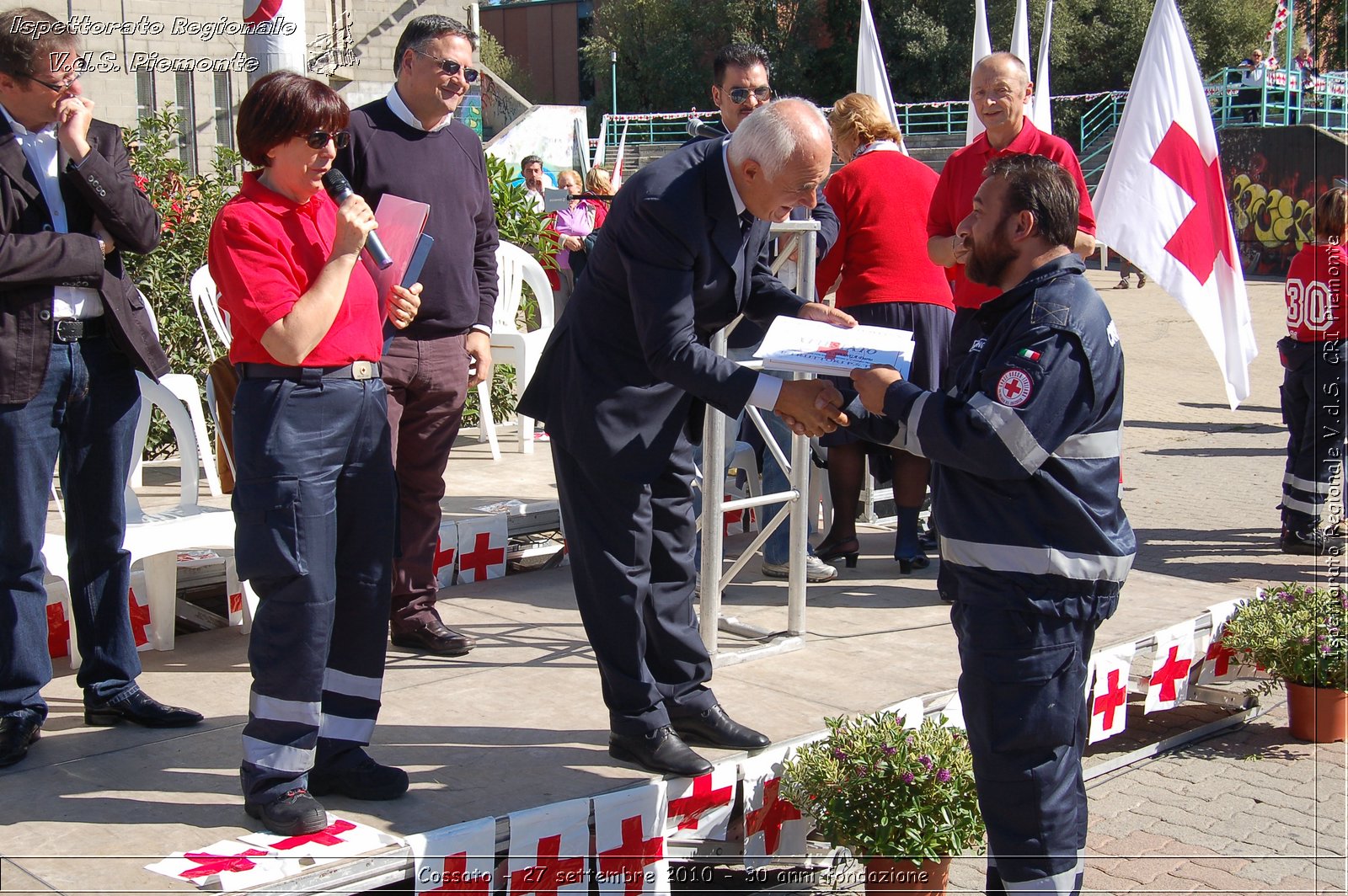 Cossato - 27 settembre 2010 - 30 anni fondazione -  Croce Rossa Italiana - Ispettorato Regionale Volontari del Soccorso Piemonte