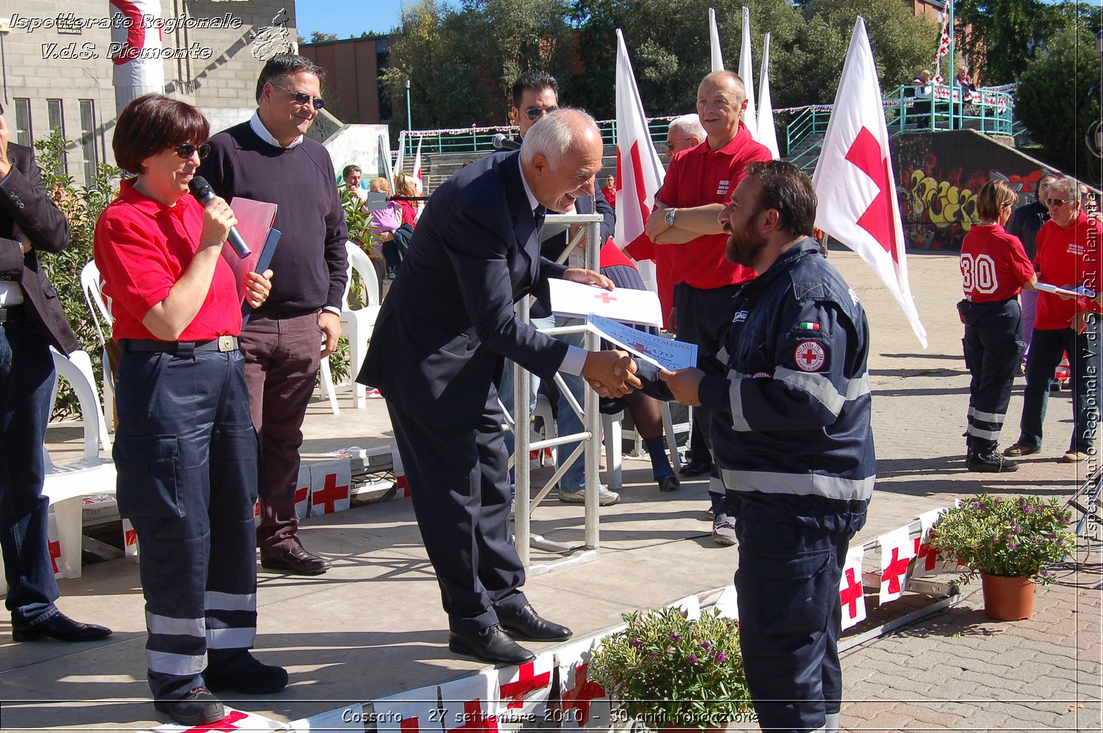 Cossato - 27 settembre 2010 - 30 anni fondazione -  Croce Rossa Italiana - Ispettorato Regionale Volontari del Soccorso Piemonte