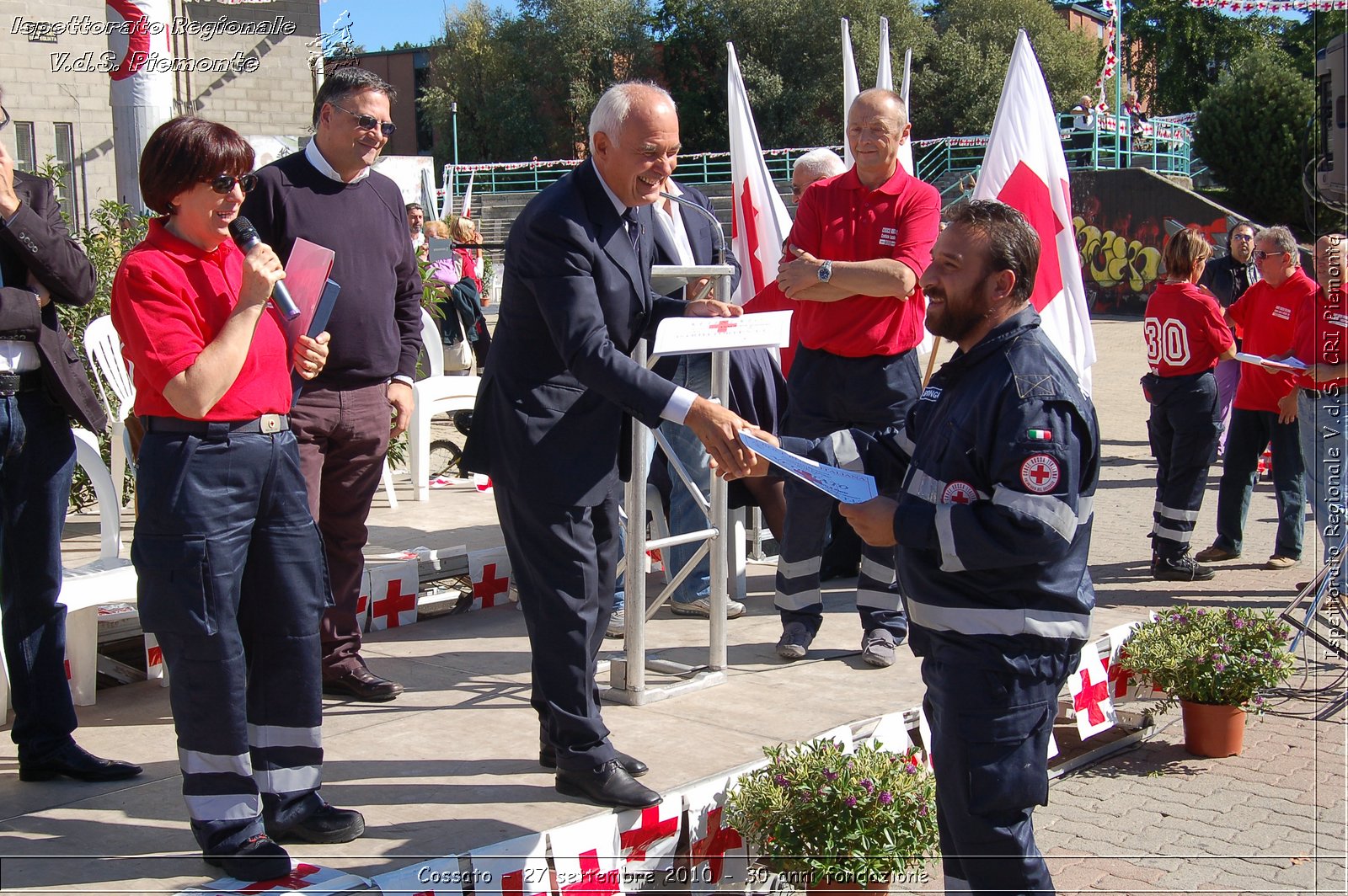 Cossato - 27 settembre 2010 - 30 anni fondazione -  Croce Rossa Italiana - Ispettorato Regionale Volontari del Soccorso Piemonte