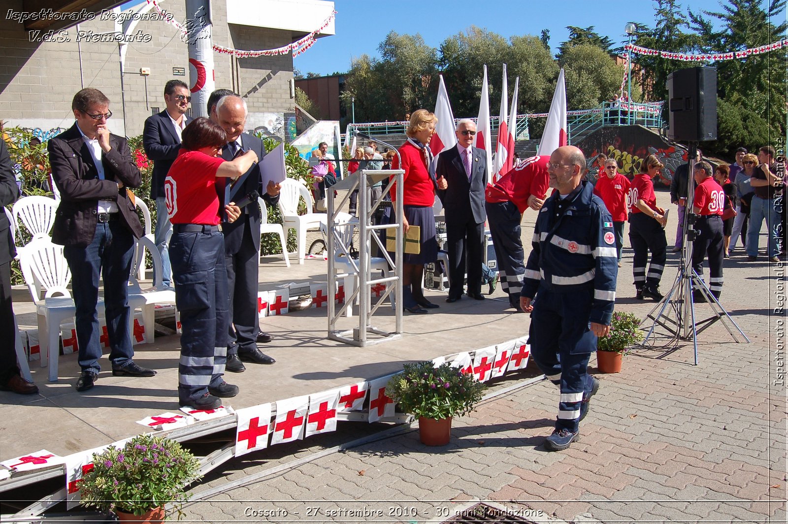 Cossato - 27 settembre 2010 - 30 anni fondazione -  Croce Rossa Italiana - Ispettorato Regionale Volontari del Soccorso Piemonte