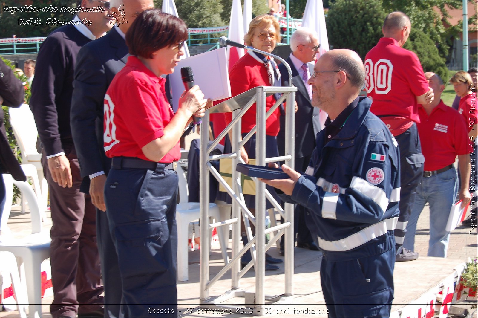 Cossato - 27 settembre 2010 - 30 anni fondazione -  Croce Rossa Italiana - Ispettorato Regionale Volontari del Soccorso Piemonte
