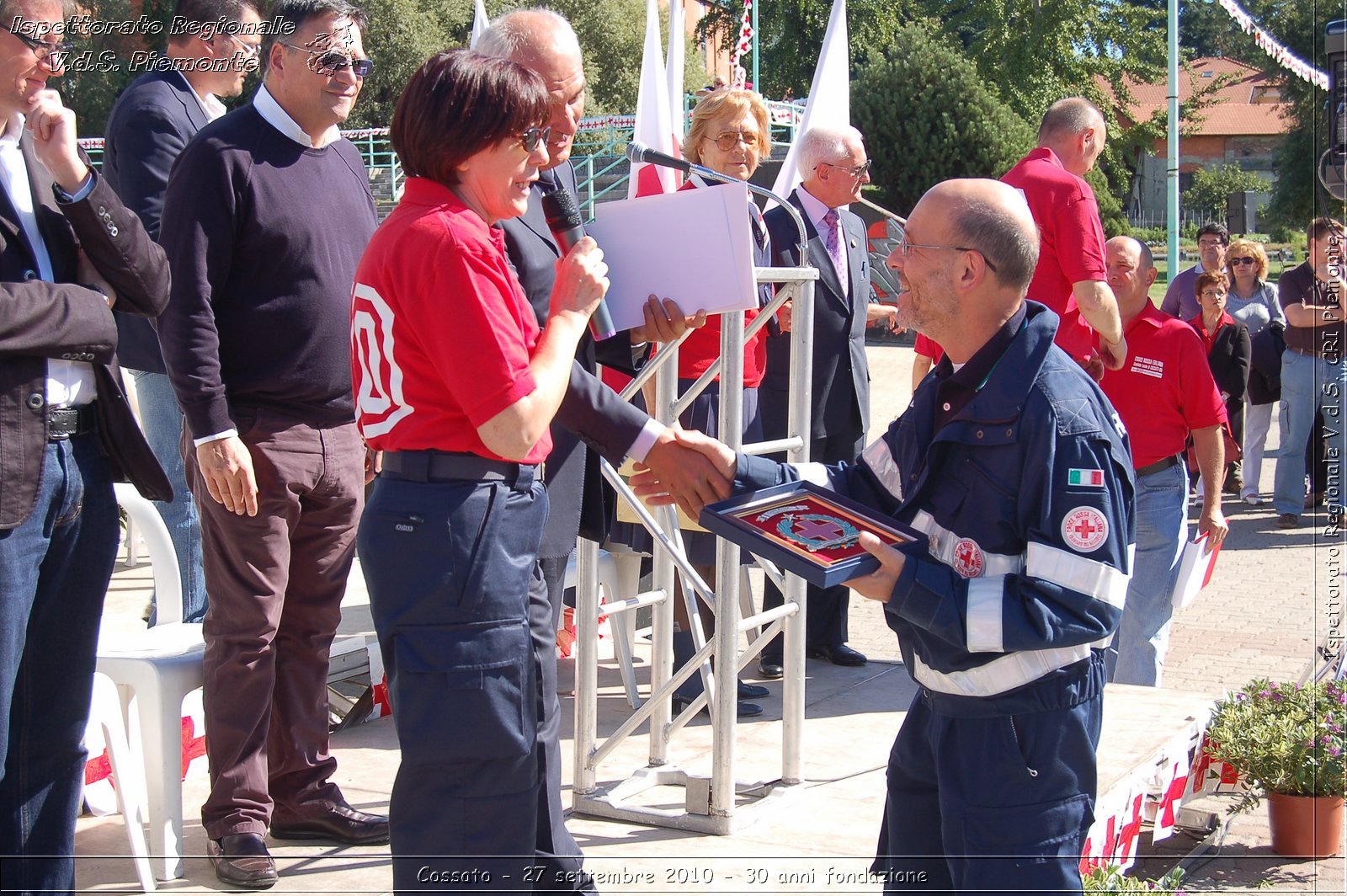 Cossato - 27 settembre 2010 - 30 anni fondazione -  Croce Rossa Italiana - Ispettorato Regionale Volontari del Soccorso Piemonte