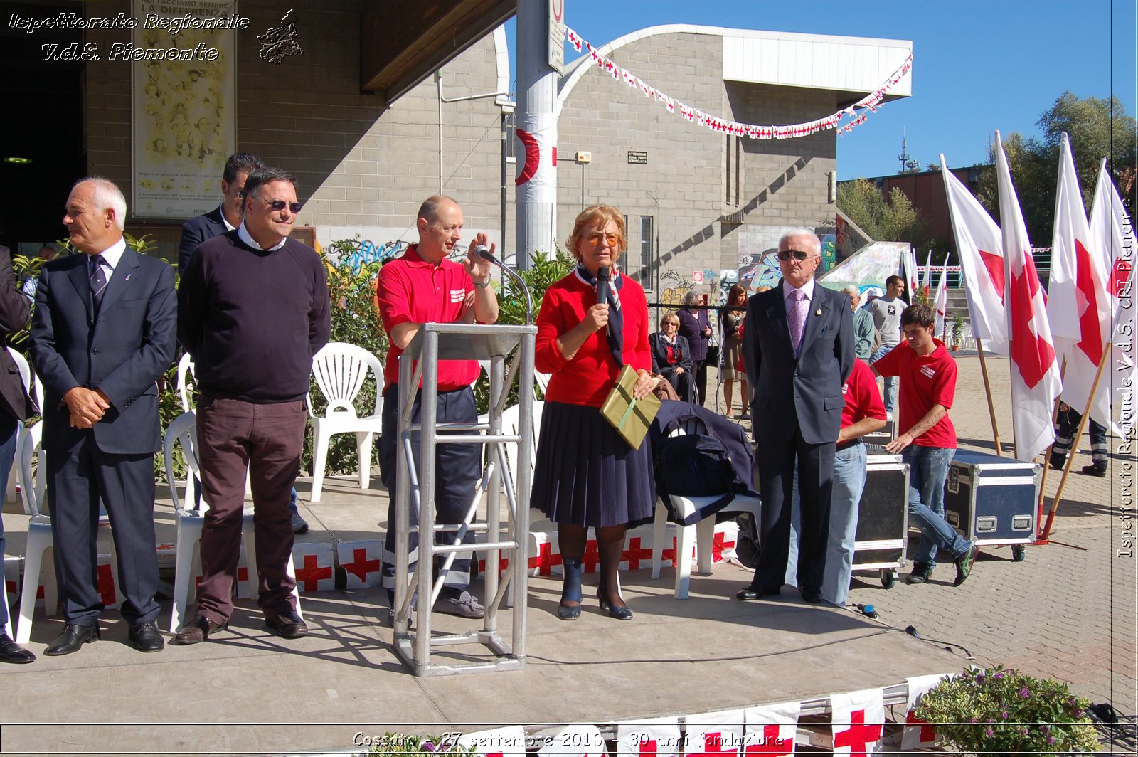 Cossato - 27 settembre 2010 - 30 anni fondazione -  Croce Rossa Italiana - Ispettorato Regionale Volontari del Soccorso Piemonte