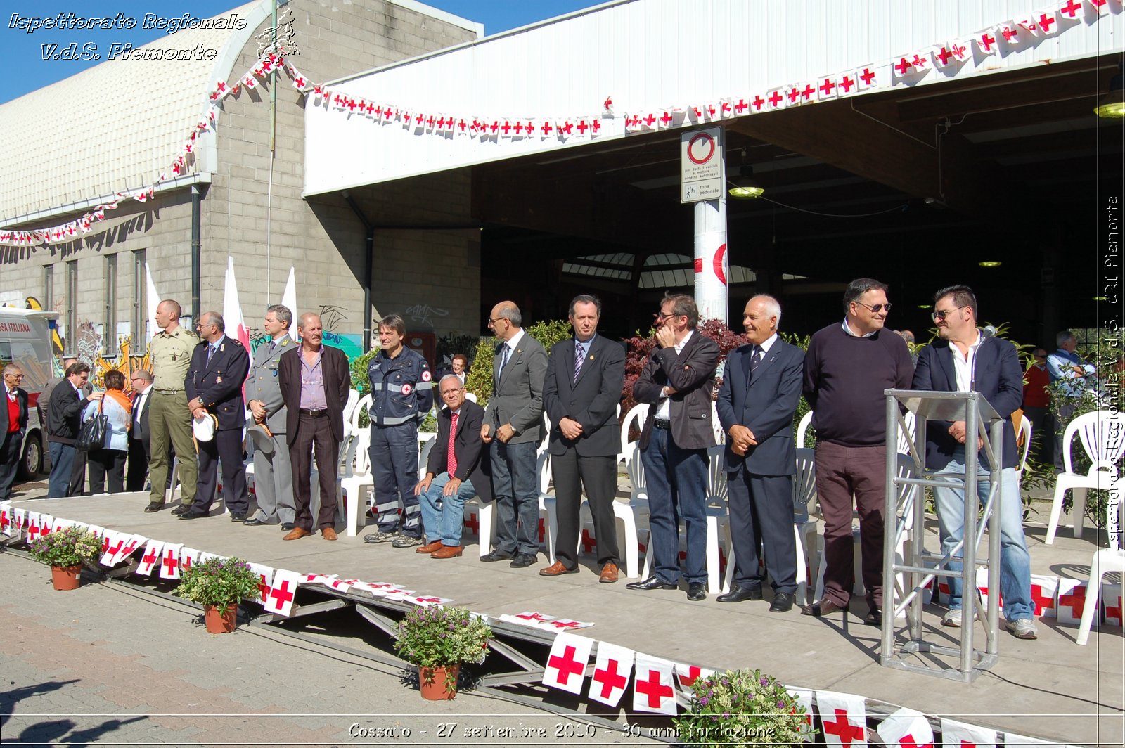 Cossato - 27 settembre 2010 - 30 anni fondazione -  Croce Rossa Italiana - Ispettorato Regionale Volontari del Soccorso Piemonte