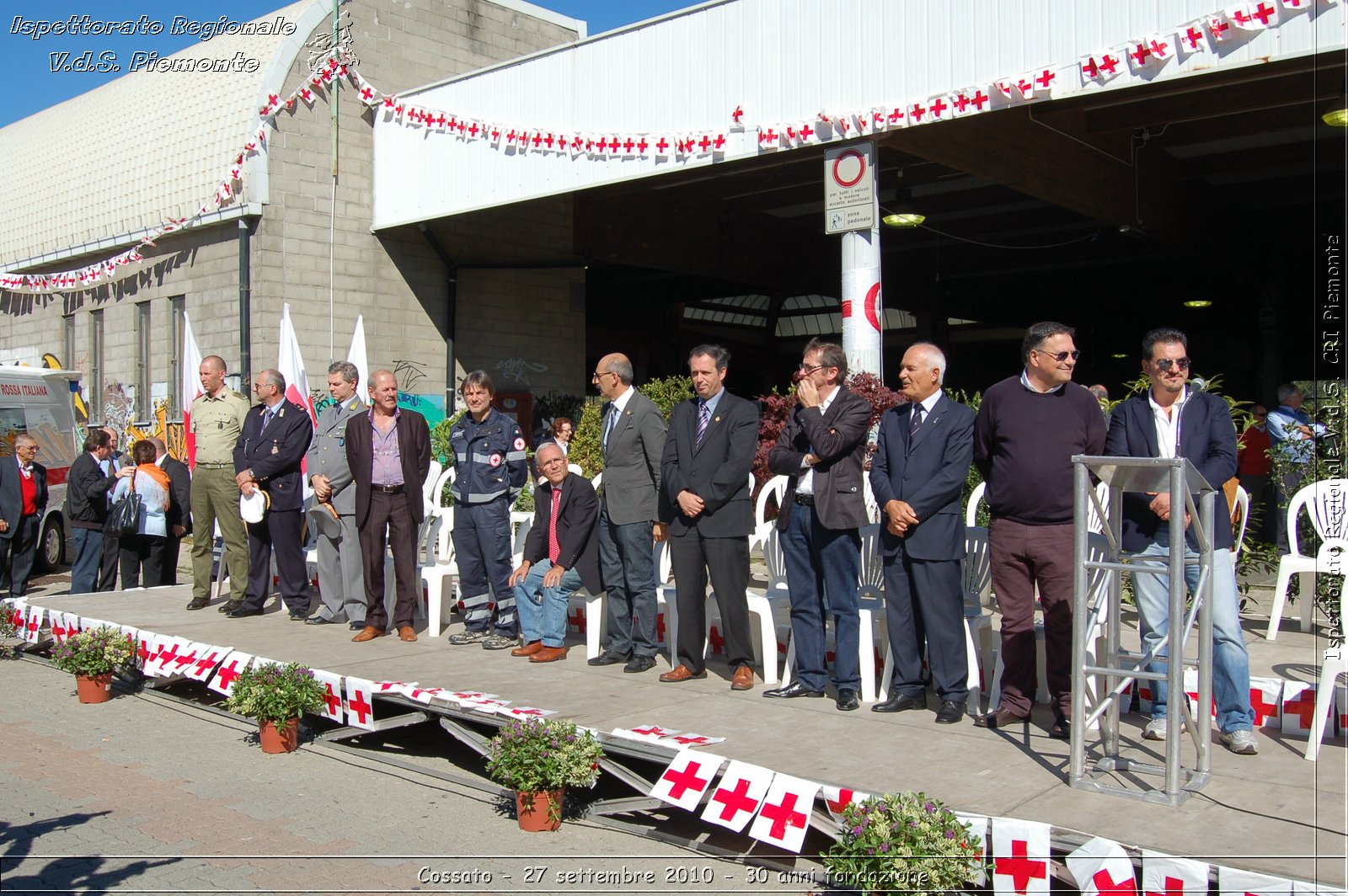 Cossato - 27 settembre 2010 - 30 anni fondazione -  Croce Rossa Italiana - Ispettorato Regionale Volontari del Soccorso Piemonte