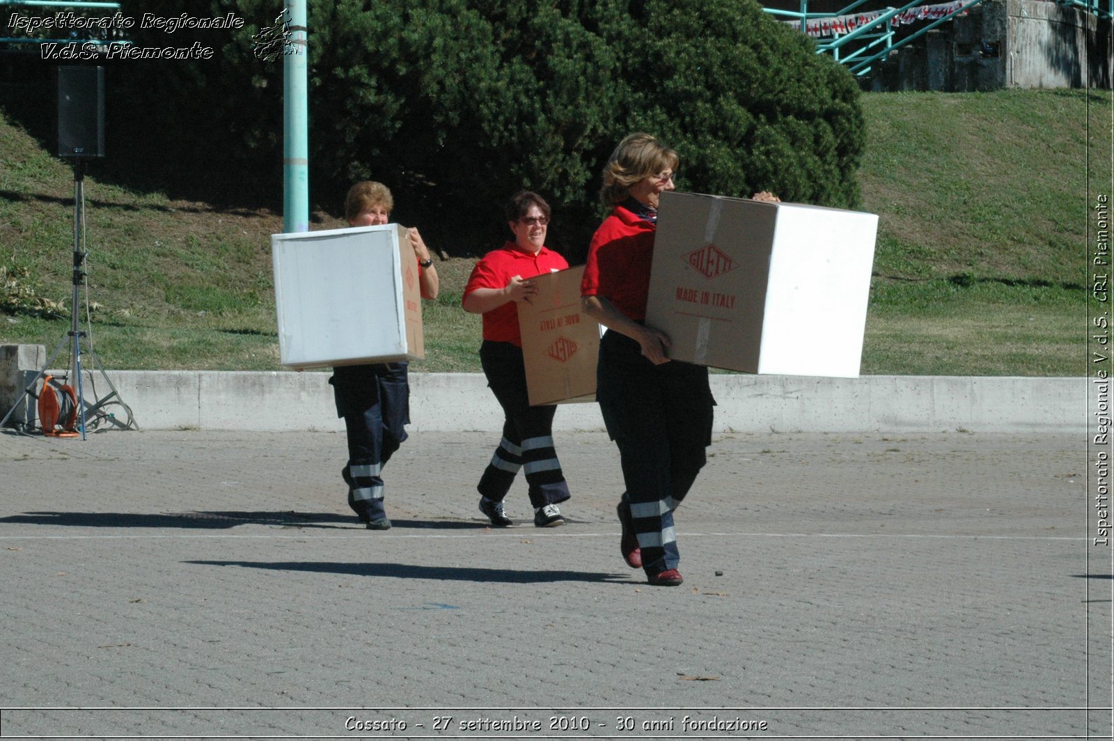 Cossato - 27 settembre 2010 - 30 anni fondazione -  Croce Rossa Italiana - Ispettorato Regionale Volontari del Soccorso Piemonte