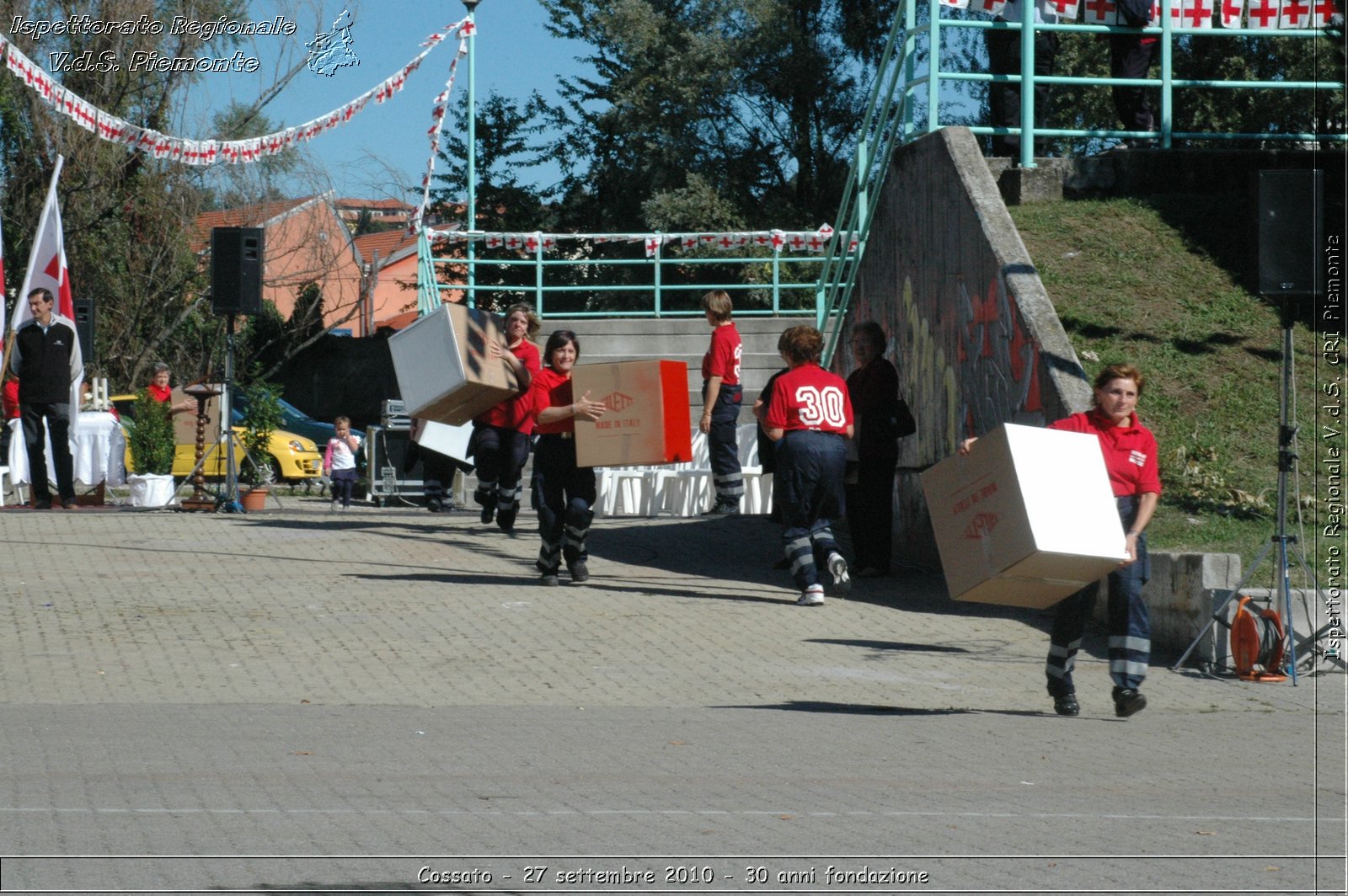 Cossato - 27 settembre 2010 - 30 anni fondazione -  Croce Rossa Italiana - Ispettorato Regionale Volontari del Soccorso Piemonte