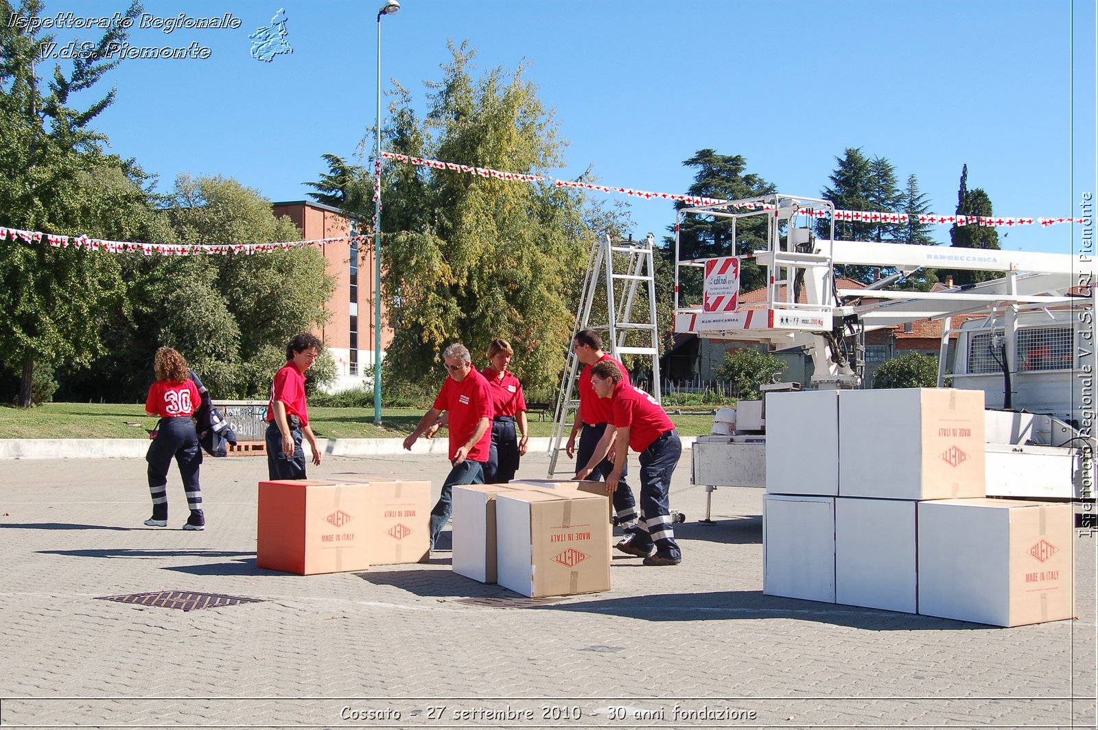 Cossato - 27 settembre 2010 - 30 anni fondazione -  Croce Rossa Italiana - Ispettorato Regionale Volontari del Soccorso Piemonte