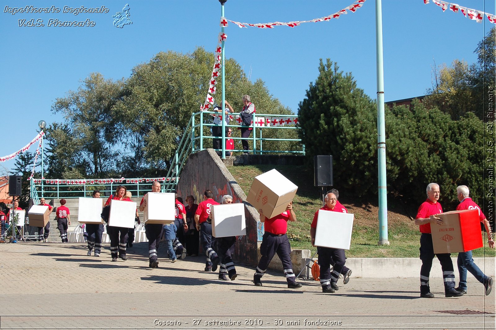 Cossato - 27 settembre 2010 - 30 anni fondazione -  Croce Rossa Italiana - Ispettorato Regionale Volontari del Soccorso Piemonte