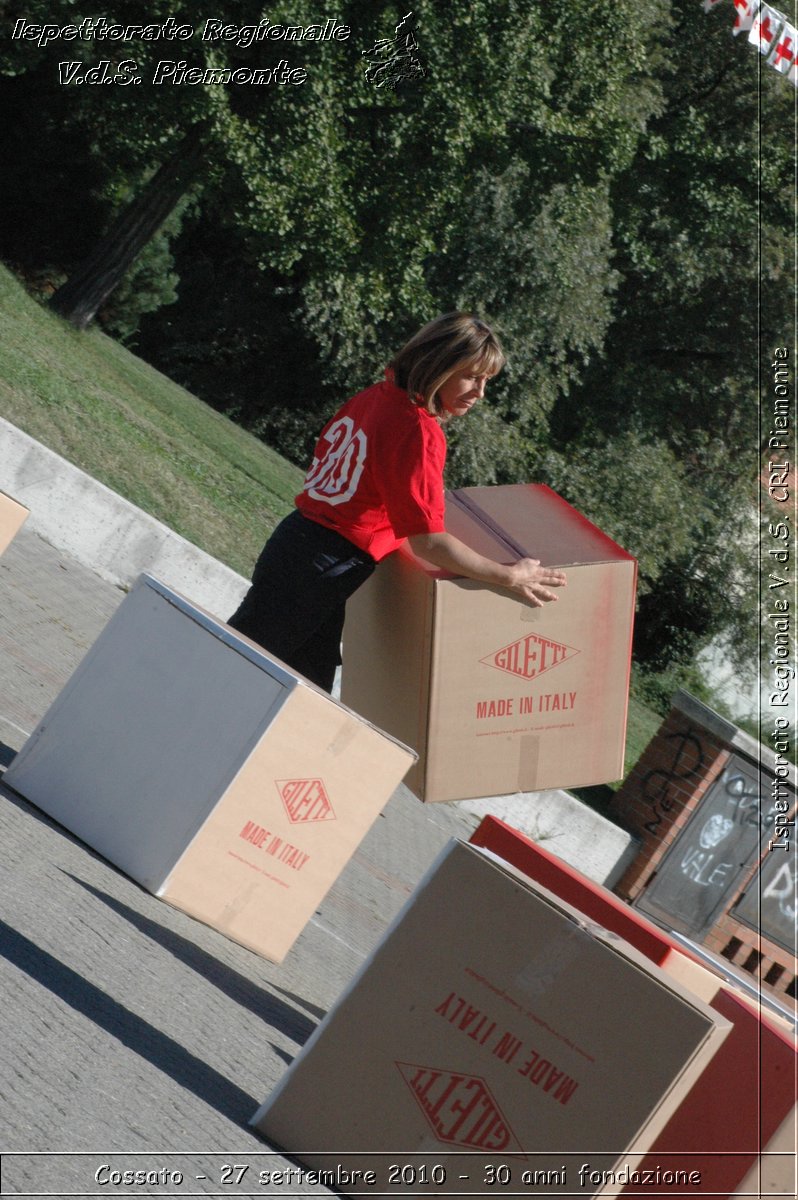 Cossato - 27 settembre 2010 - 30 anni fondazione -  Croce Rossa Italiana - Ispettorato Regionale Volontari del Soccorso Piemonte