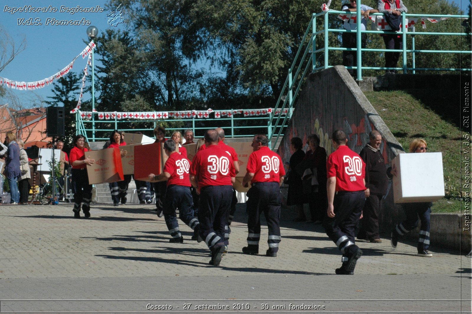 Cossato - 27 settembre 2010 - 30 anni fondazione -  Croce Rossa Italiana - Ispettorato Regionale Volontari del Soccorso Piemonte