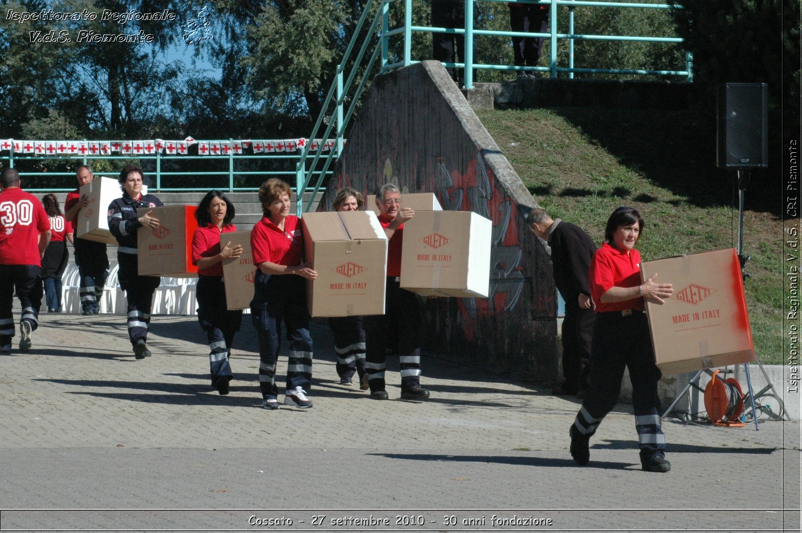 Cossato - 27 settembre 2010 - 30 anni fondazione -  Croce Rossa Italiana - Ispettorato Regionale Volontari del Soccorso Piemonte