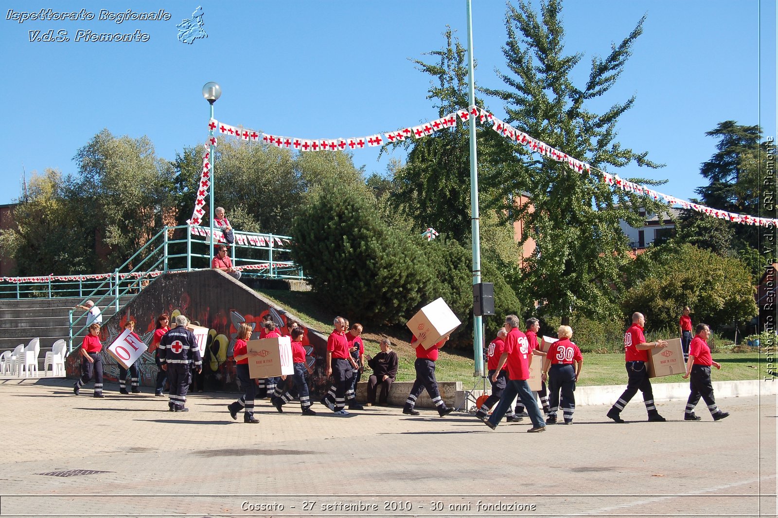 Cossato - 27 settembre 2010 - 30 anni fondazione -  Croce Rossa Italiana - Ispettorato Regionale Volontari del Soccorso Piemonte