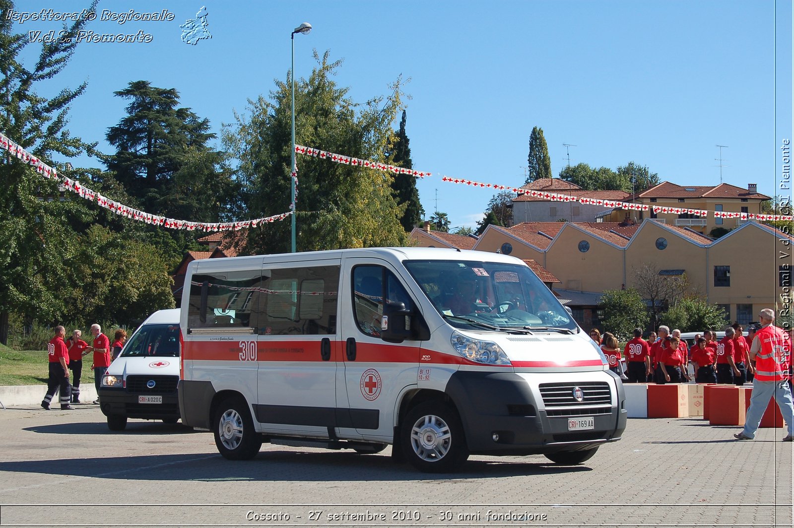 Cossato - 27 settembre 2010 - 30 anni fondazione -  Croce Rossa Italiana - Ispettorato Regionale Volontari del Soccorso Piemonte
