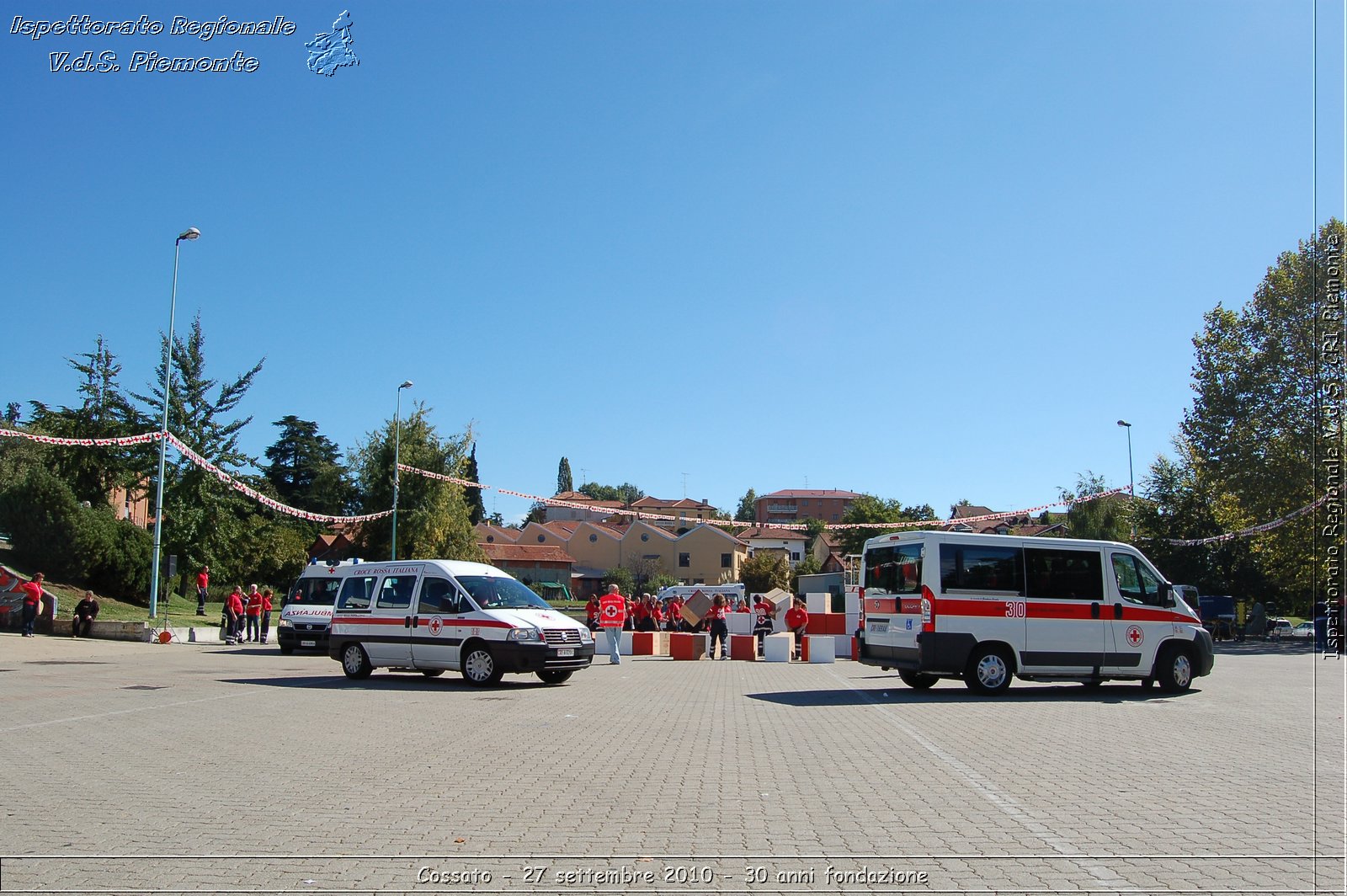 Cossato - 27 settembre 2010 - 30 anni fondazione -  Croce Rossa Italiana - Ispettorato Regionale Volontari del Soccorso Piemonte