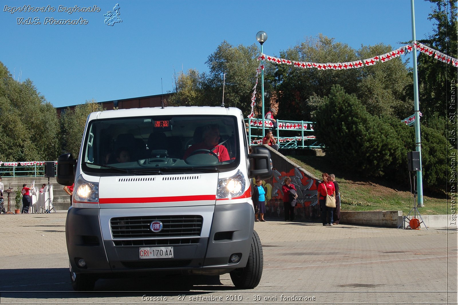 Cossato - 27 settembre 2010 - 30 anni fondazione -  Croce Rossa Italiana - Ispettorato Regionale Volontari del Soccorso Piemonte