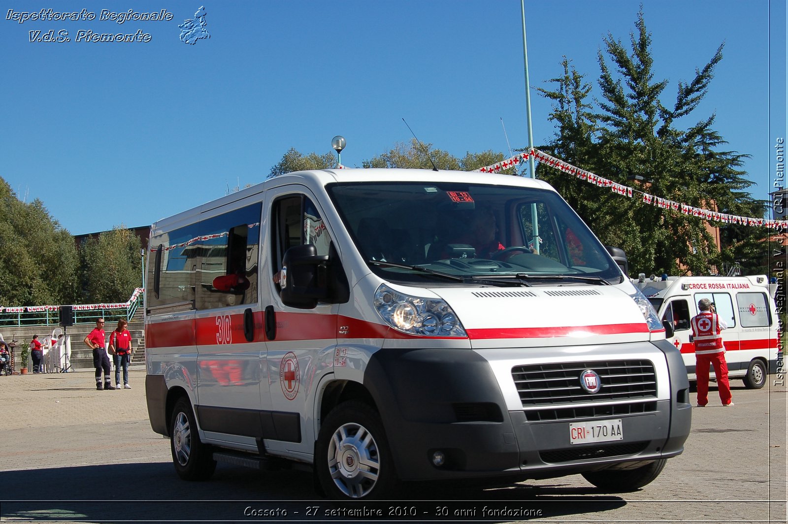 Cossato - 27 settembre 2010 - 30 anni fondazione -  Croce Rossa Italiana - Ispettorato Regionale Volontari del Soccorso Piemonte