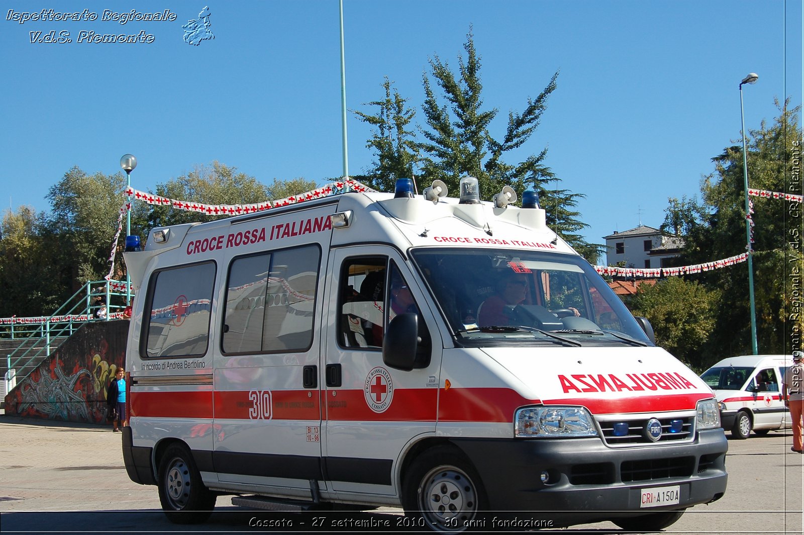 Cossato - 27 settembre 2010 - 30 anni fondazione -  Croce Rossa Italiana - Ispettorato Regionale Volontari del Soccorso Piemonte