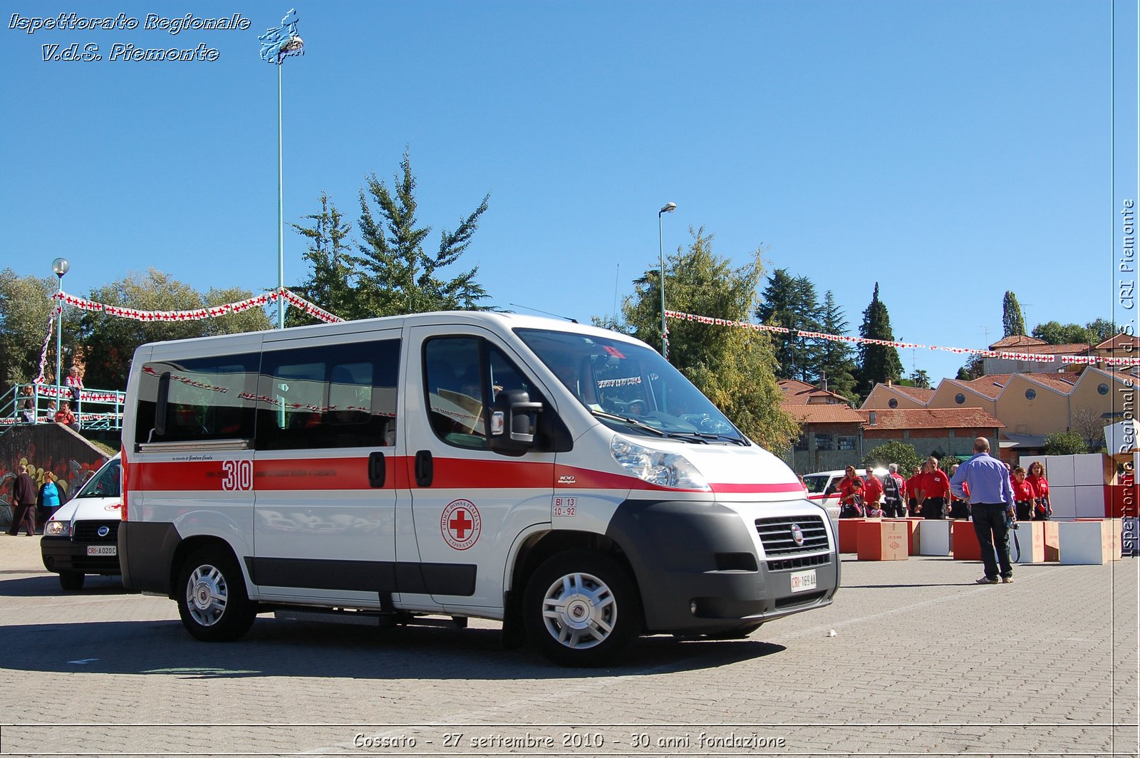 Cossato - 27 settembre 2010 - 30 anni fondazione -  Croce Rossa Italiana - Ispettorato Regionale Volontari del Soccorso Piemonte