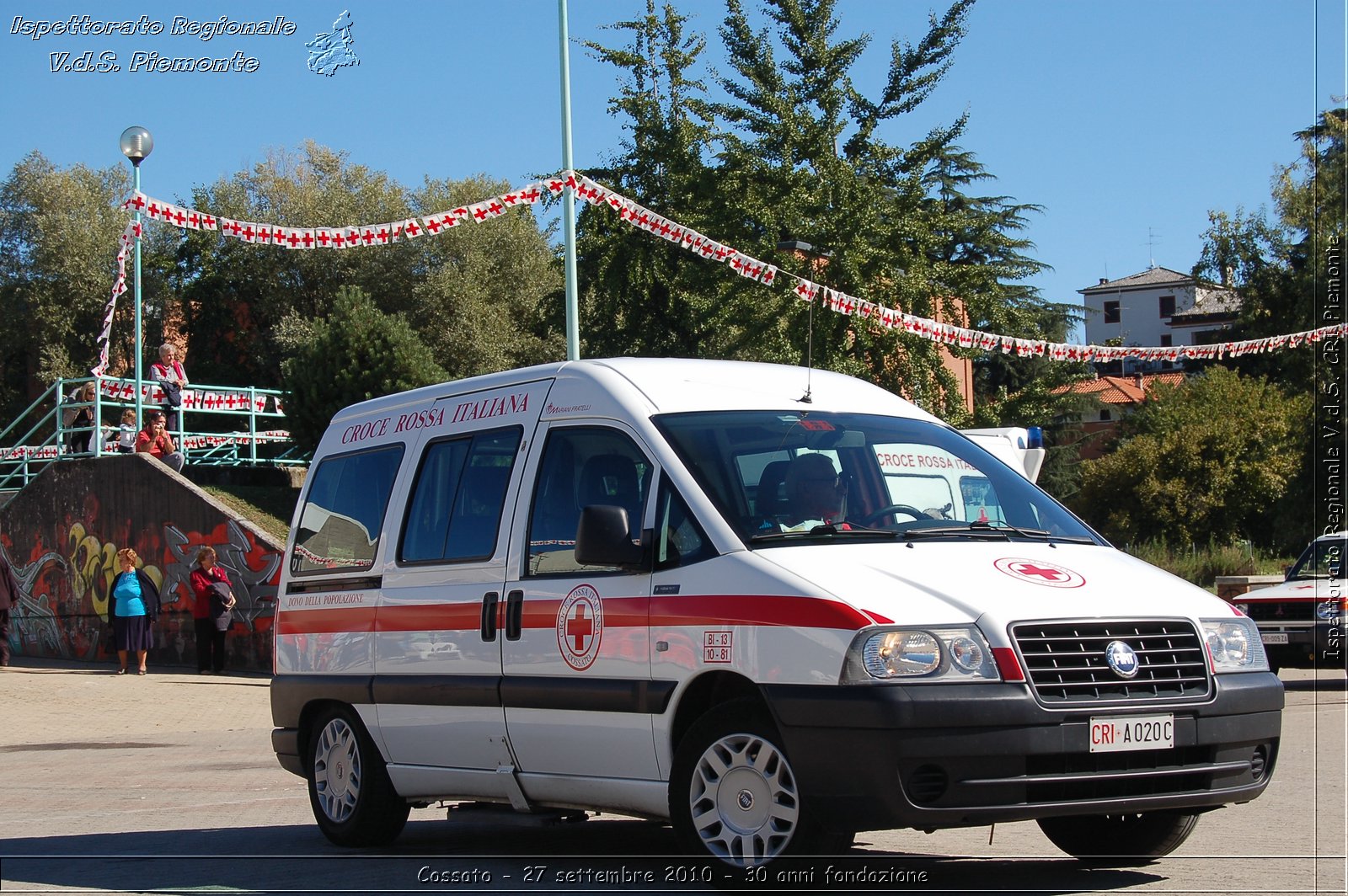 Cossato - 27 settembre 2010 - 30 anni fondazione -  Croce Rossa Italiana - Ispettorato Regionale Volontari del Soccorso Piemonte