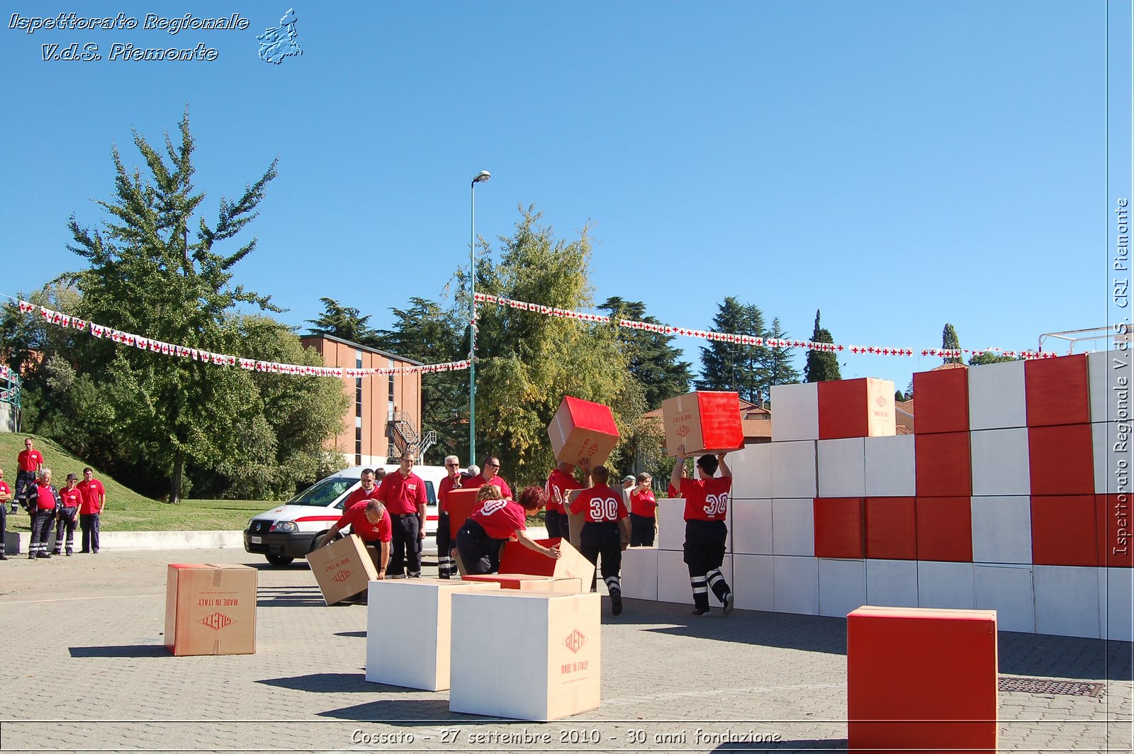 Cossato - 27 settembre 2010 - 30 anni fondazione -  Croce Rossa Italiana - Ispettorato Regionale Volontari del Soccorso Piemonte