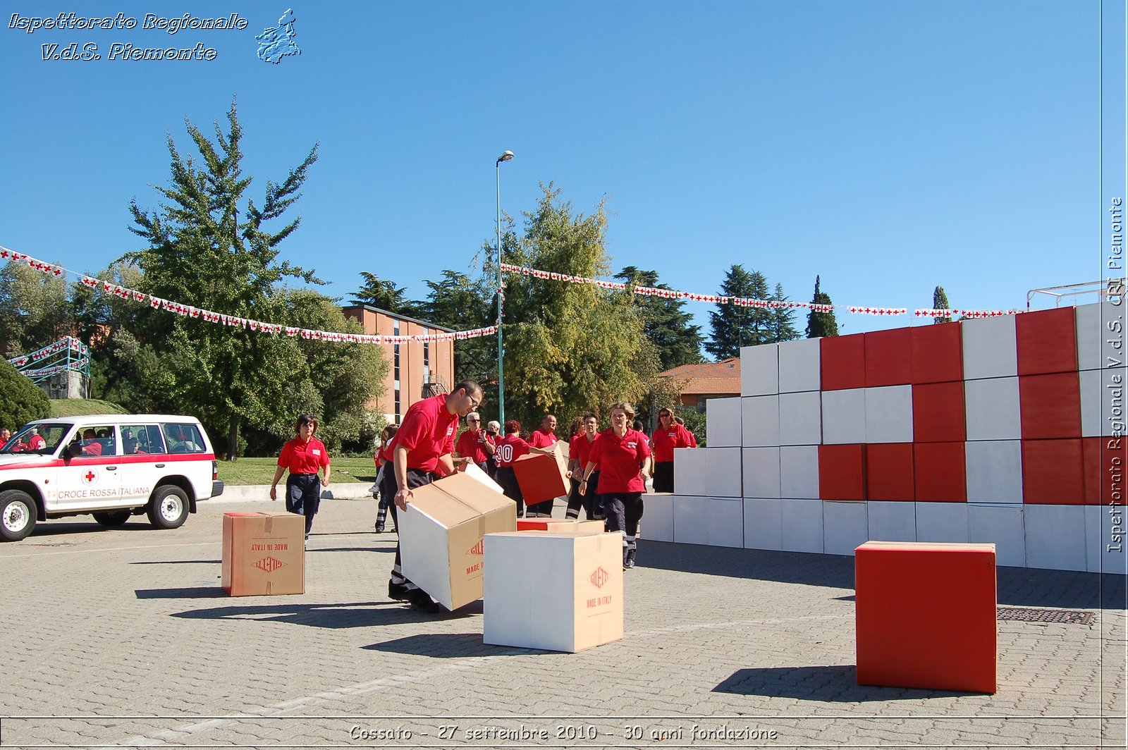 Cossato - 27 settembre 2010 - 30 anni fondazione -  Croce Rossa Italiana - Ispettorato Regionale Volontari del Soccorso Piemonte