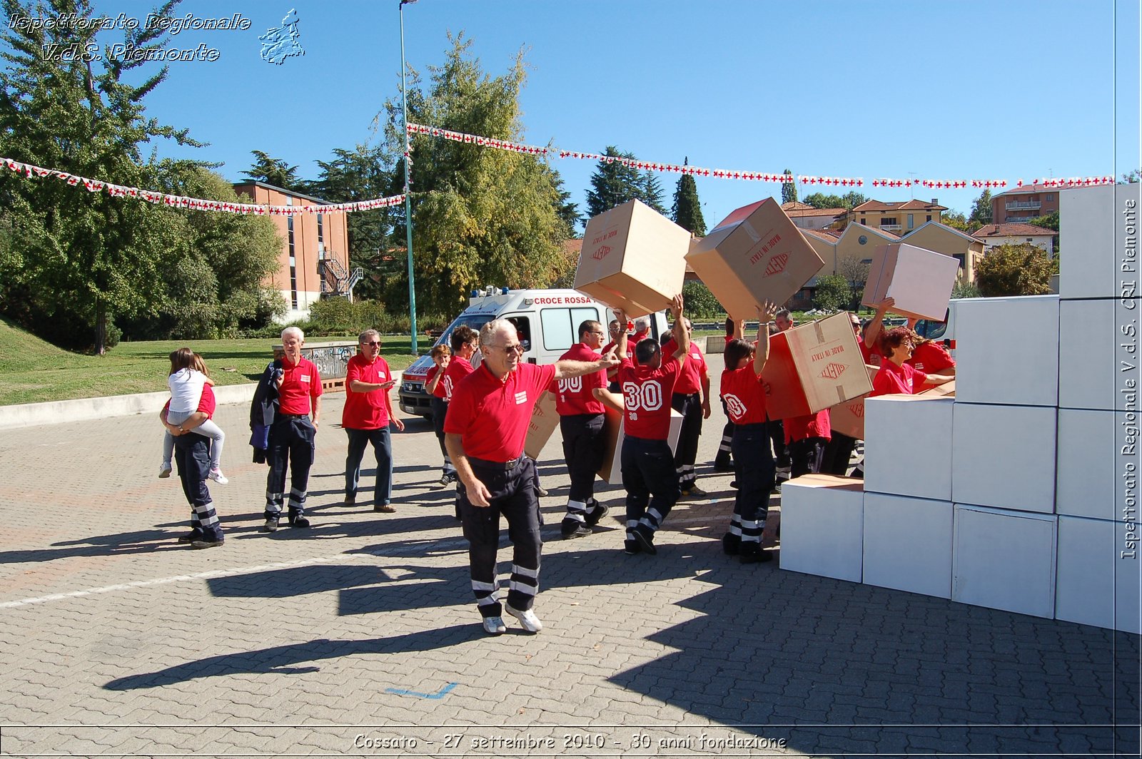 Cossato - 27 settembre 2010 - 30 anni fondazione -  Croce Rossa Italiana - Ispettorato Regionale Volontari del Soccorso Piemonte