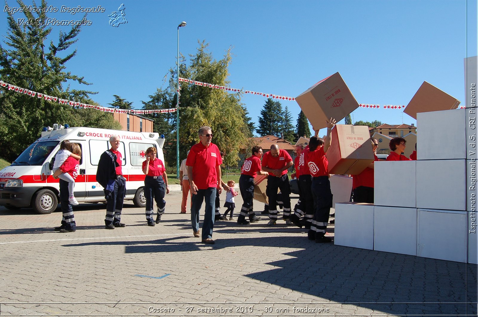 Cossato - 27 settembre 2010 - 30 anni fondazione -  Croce Rossa Italiana - Ispettorato Regionale Volontari del Soccorso Piemonte