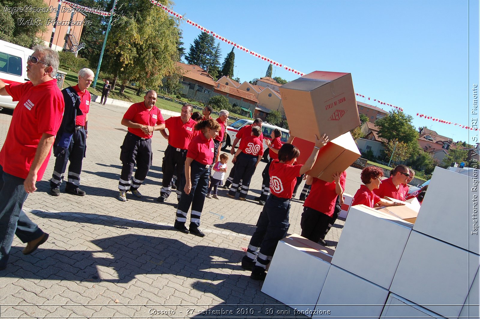 Cossato - 27 settembre 2010 - 30 anni fondazione -  Croce Rossa Italiana - Ispettorato Regionale Volontari del Soccorso Piemonte