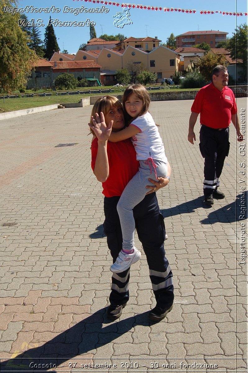 Cossato - 27 settembre 2010 - 30 anni fondazione -  Croce Rossa Italiana - Ispettorato Regionale Volontari del Soccorso Piemonte