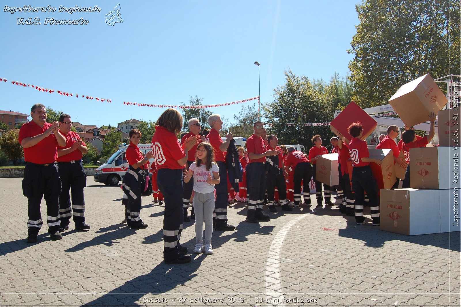 Cossato - 27 settembre 2010 - 30 anni fondazione -  Croce Rossa Italiana - Ispettorato Regionale Volontari del Soccorso Piemonte