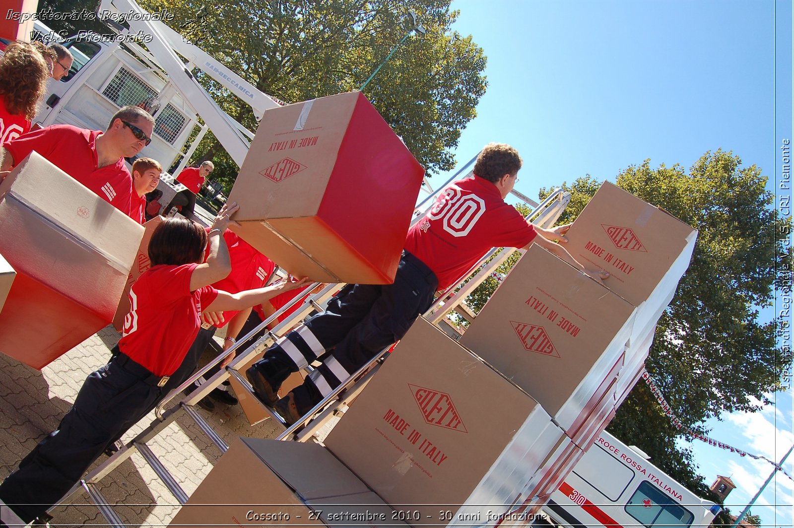 Cossato - 27 settembre 2010 - 30 anni fondazione -  Croce Rossa Italiana - Ispettorato Regionale Volontari del Soccorso Piemonte