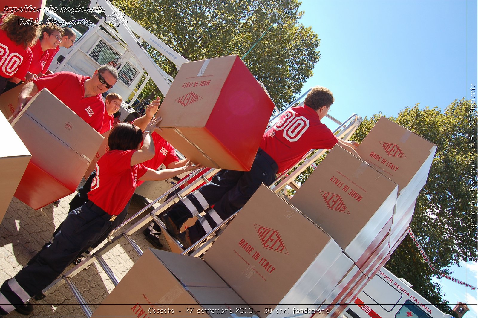 Cossato - 27 settembre 2010 - 30 anni fondazione -  Croce Rossa Italiana - Ispettorato Regionale Volontari del Soccorso Piemonte