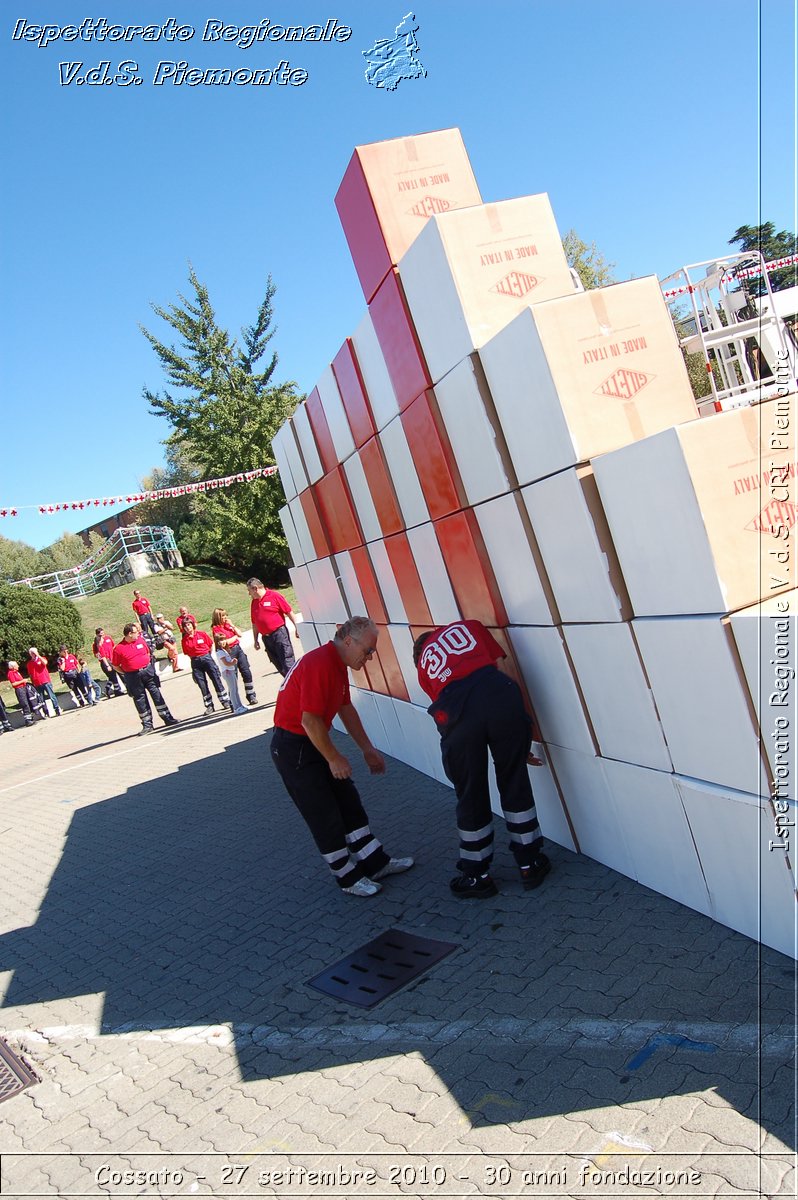 Cossato - 27 settembre 2010 - 30 anni fondazione -  Croce Rossa Italiana - Ispettorato Regionale Volontari del Soccorso Piemonte