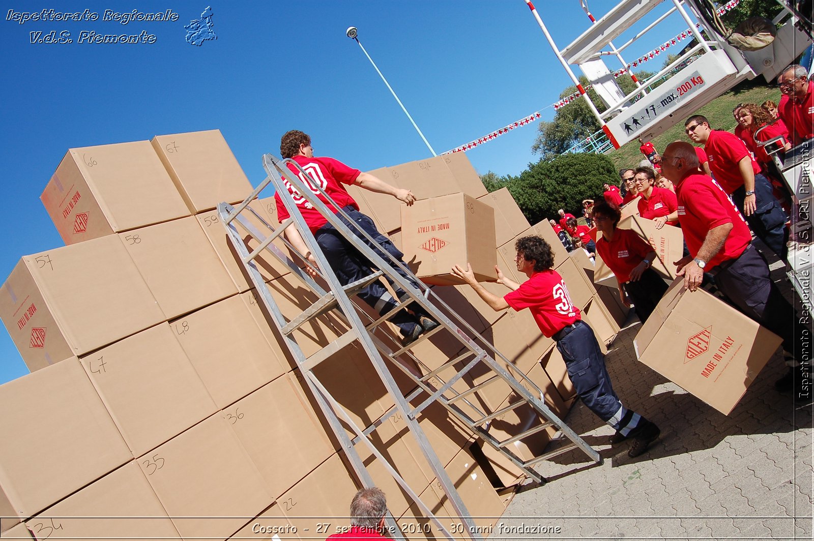 Cossato - 27 settembre 2010 - 30 anni fondazione -  Croce Rossa Italiana - Ispettorato Regionale Volontari del Soccorso Piemonte