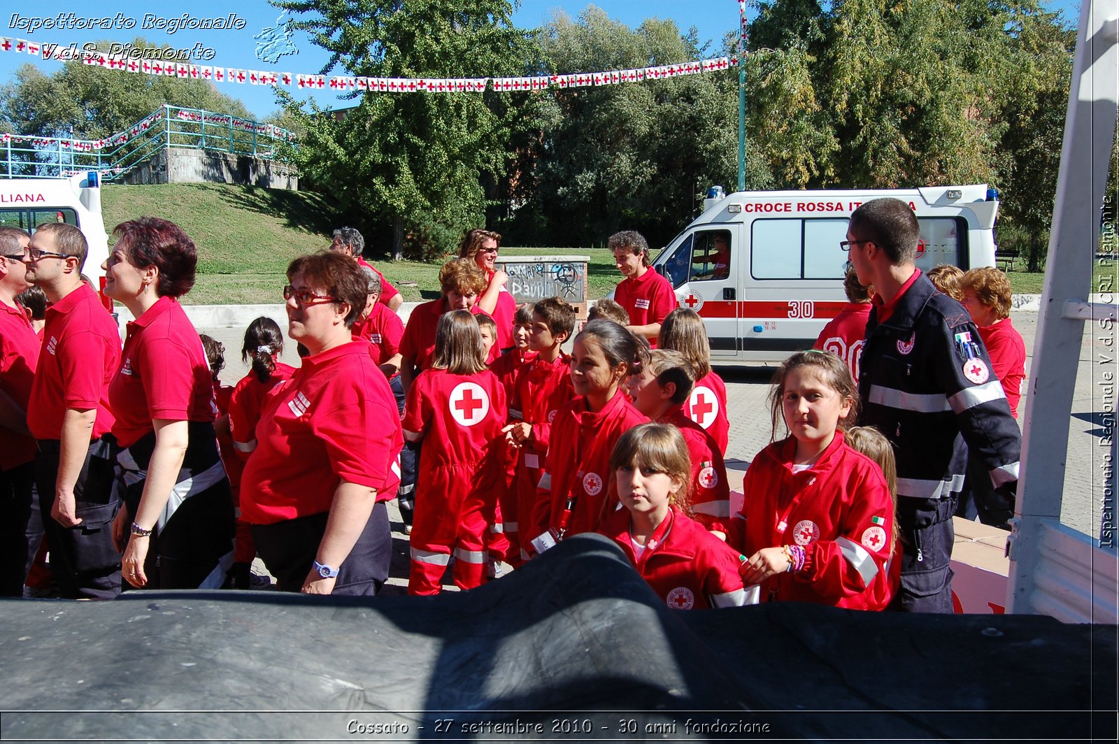 Cossato - 27 settembre 2010 - 30 anni fondazione -  Croce Rossa Italiana - Ispettorato Regionale Volontari del Soccorso Piemonte