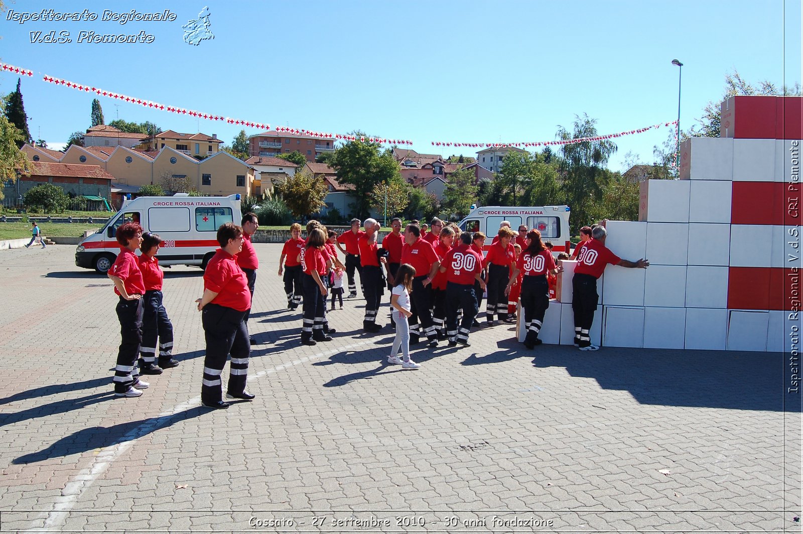 Cossato - 27 settembre 2010 - 30 anni fondazione -  Croce Rossa Italiana - Ispettorato Regionale Volontari del Soccorso Piemonte