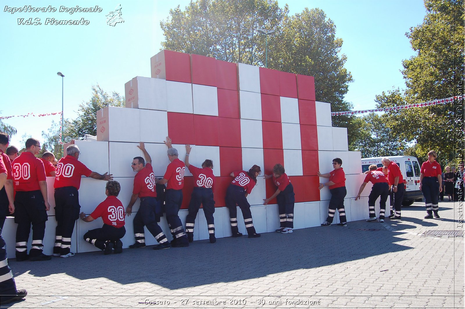 Cossato - 27 settembre 2010 - 30 anni fondazione -  Croce Rossa Italiana - Ispettorato Regionale Volontari del Soccorso Piemonte