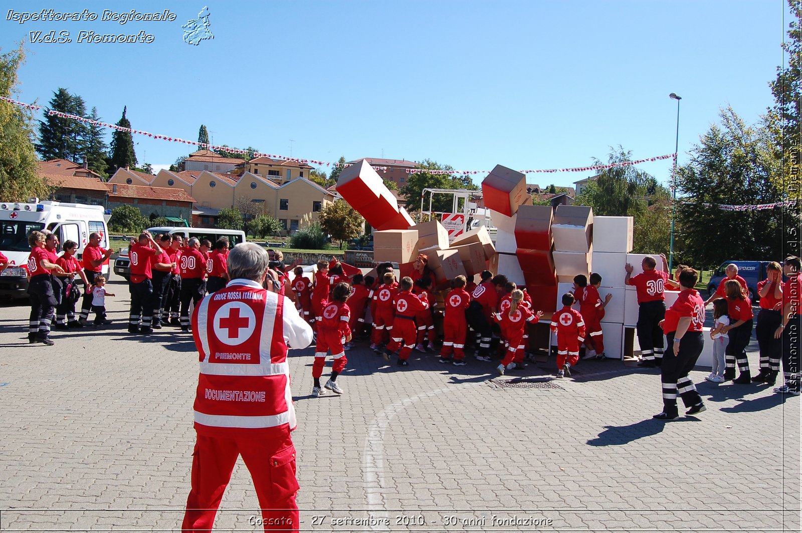 Cossato - 27 settembre 2010 - 30 anni fondazione -  Croce Rossa Italiana - Ispettorato Regionale Volontari del Soccorso Piemonte